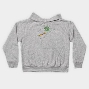 WV Women for Cannabis Logo2 Kids Hoodie